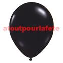 Sac de 100 ballons Noir Standard , Ø 30cm  