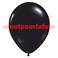 Sac de 100 ballons Noir Standard , Ø 29cm  