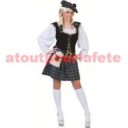 Costume d' Ecossaise sexy (3 pièces) (F)