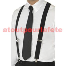 Bretelle Noire large adulte