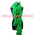 Boa en plumes Vert bouteille 1,80m 50 grs