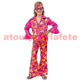 Chemise Fuchsia à fleurs enfant