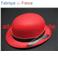 Chapeau Melon couleur enfant avec ruban