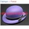 Chapeau Melon couleur enfant avec ruban