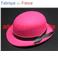 Chapeau Melon couleur enfant avec ruban