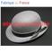 Chapeau Melon couleur enfant avec ruban