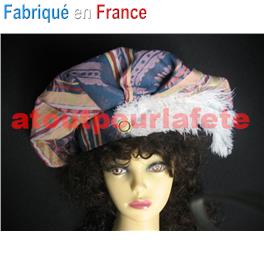 Béret Florentin, Médiéval, Moyen Age (tissu) Béret Florentin, Médiéval, Moyen Age (tissu)