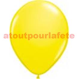 Sac de 100 ballons Métallisés Jaune Citron , Ø 30cm