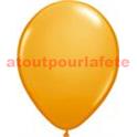 Sac de 100 ballons Métallisés Mandarine, Ø 30cm