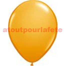 Sac de 100 ballons Métallisés Mandarine, Ø 30cm