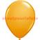 Sac de 100 ballons Métallisés Mandarine, Ø 30cm