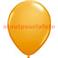 Sac de 100 ballons Métallisés Mandarine, Ø 30cm