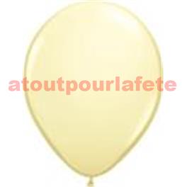 Sac de 100 ballons Métallisés Ivoire, Ø 30cm