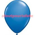 Sac de 100 ballons Métallisés Bleu France , Ø 30cm