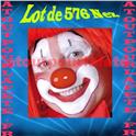 lot de 576 nez de clown avec elastique 24x24 plastique