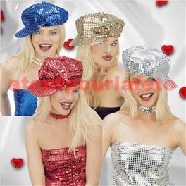 Casquette Disco à paillettes Casquette Disco à paillettes