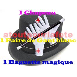 Set de déguisement Magicien Junior 3 pièces