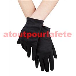 Gant court noir (la paire) Gant court noir (la paire)