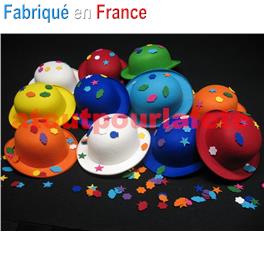 Chapeau Melon couleur enfant sans ruban