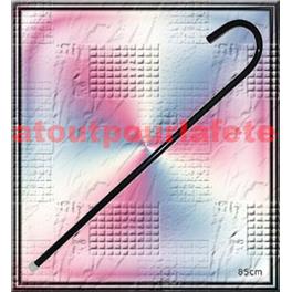 Canne de Charlot en plastique noir 80cm Canne de Charlot en plastique noir 80cm