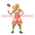Costume de Clown fluo (F)