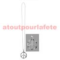 Chaine Collier avec medaillon Peace And Love