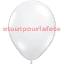 Sac de 100 ballons Blanc Standard , Ø 29cm  