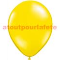 Sac de 12 ballons Jaune Citron Standard , Ø 30cm  
