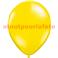 Sac de 12 ballons Jaune Citron Standard , Ø 30cm  