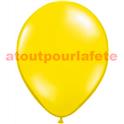 Sac de 100 ballons Jaune Citron Standard , Ø 30cm  