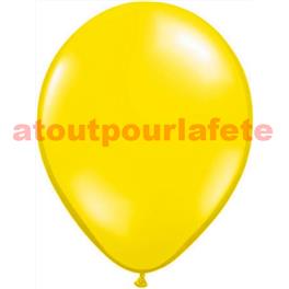 Sac de 100 ballons Jaune Citron Standard , Ø 30cm  