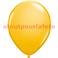 Sac de 12 ballons Jaune d'or Standard , Ø 30cm  