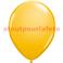 Sac de 12 ballons Jaune d'or Standard , Ø 30cm  