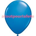 Sac de 12 ballons Bleu Roy Standard , Ø 30cm  