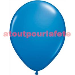 Sac de 100 ballons Bleu Roy Standard , Ø 30cm  