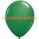 Sac de 12 ballons Vert Bouteille Standard , Ø 30cm  