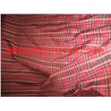 Tissu Ecossais Tartan Rouge  1,40m  (le mètre)  