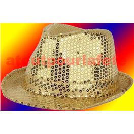 Borsalino Disco Sequin Paillettes Or