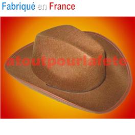 Chapeau Cow boy Enfant Bordé (feutre)