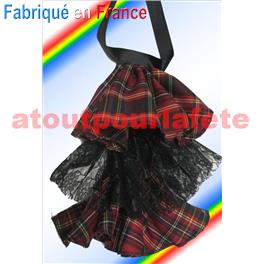 Jabot Ecossais et Dentelle noir Jabot Ecossais et Dentelle noir