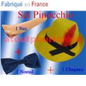 Set Pinocchio adulte Chapeau (feutre)+ Nez 