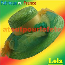 Chapeau Sainte Catherine "Lola" (paille) Chapeau Sainte Catherine "Lola" (paille)