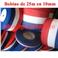 Bobine de 25m de Ruban tricolore 10mm (viscose)