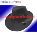 Chapeau Borsalino Noir adulte T57/T59 (feutre)