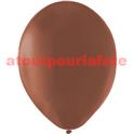 Sac de 12 ballons Chocolat Standard , Ø 30cm  