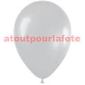 Sac de 24 ballons Argent Standard , Ø 30cm  