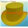 Chapeau Haut de Forme "Cylindre" Couleur adulte T57/T59 sans ruban