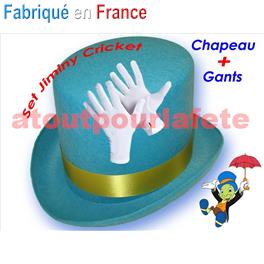 Set Jiminy Cricket (chapeau + Gants) Set Jiminy Cricket (chapeau + Gants)
