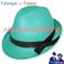 Chapeau Blues Brothers Turquoise enfant