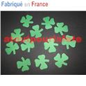 Sachet de 12 motifs Trefle en feutre, Décoration St Patrick, 